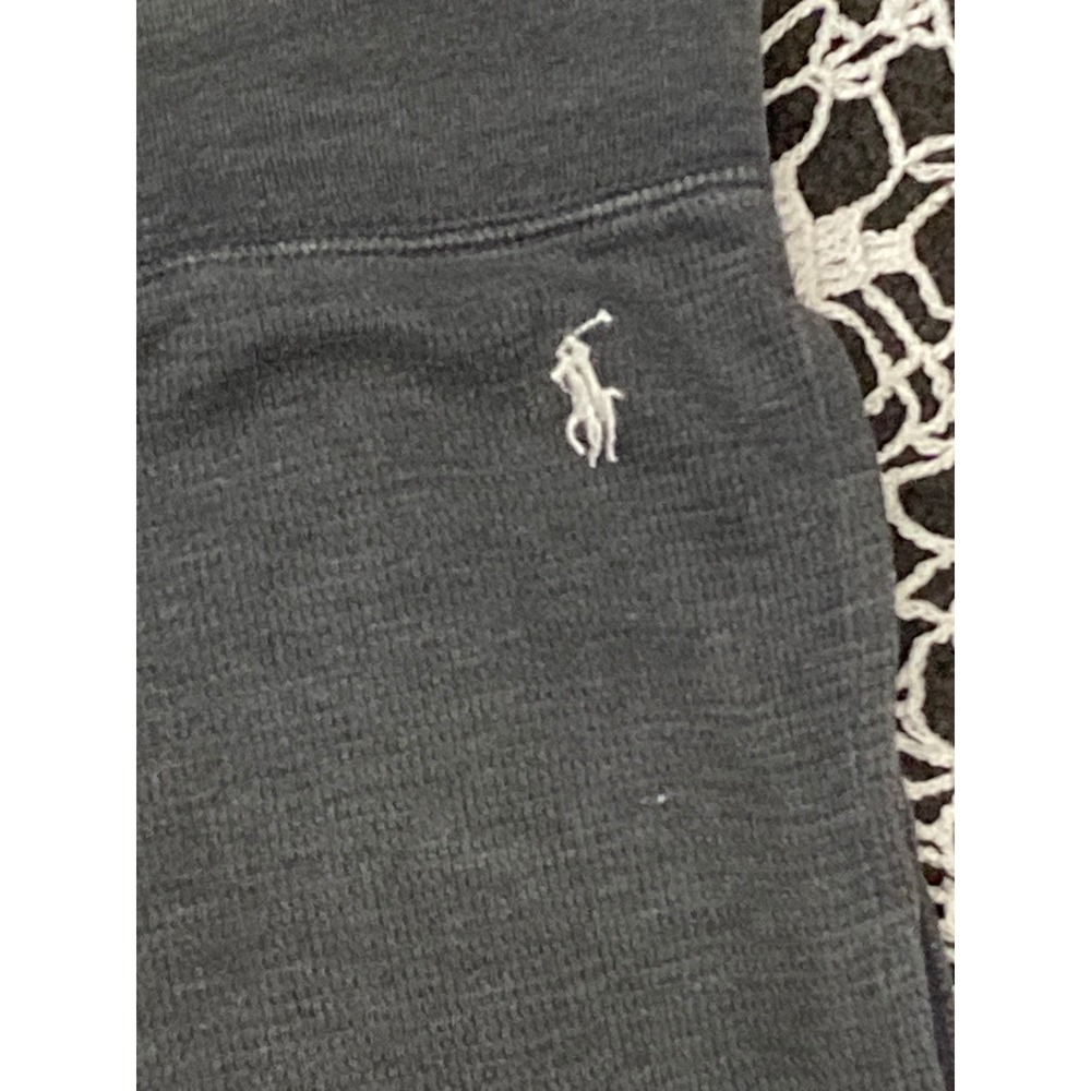 Polo Ralph Lauren Mens Grey Waffle Knit Jogger Sleepwear Lounge Pants Large - Picture 4 of 6